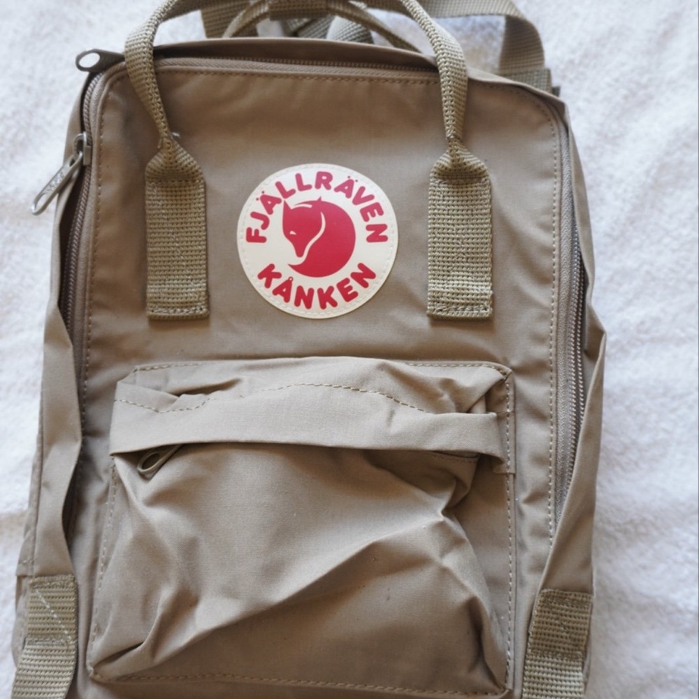 Fjallraven Kånken Beige Backpack New